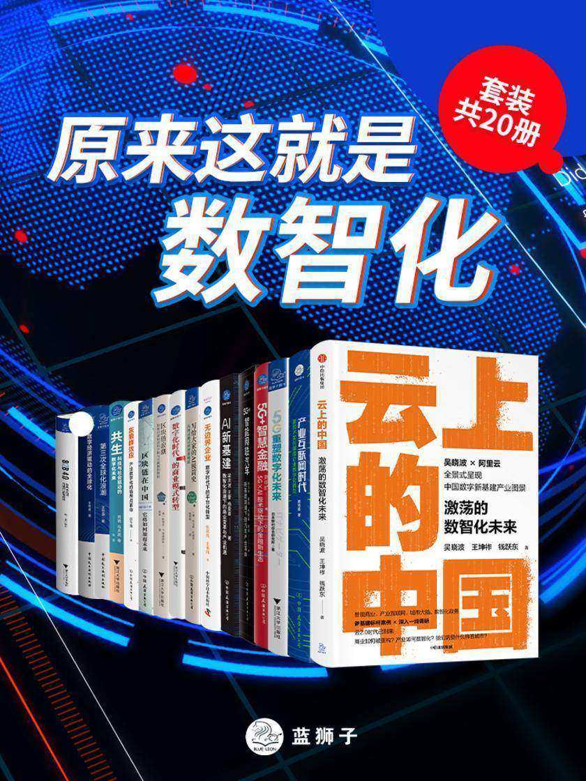 原来这就是数智化(套装共20册)(个人、企业、政府都可以看的数字化转型指导之书!从认知、技术、业务搭建、产业应用等多维度阐述数字化转型!数智化未来已来,抓住下一个财富爆发增长的机遇!)
