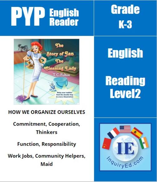 PYP: Reader- Jobs & Responsibilities The Story Of Jan the Cleaning Lady