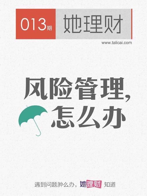 风险管理，怎么办（财蜜eMook）