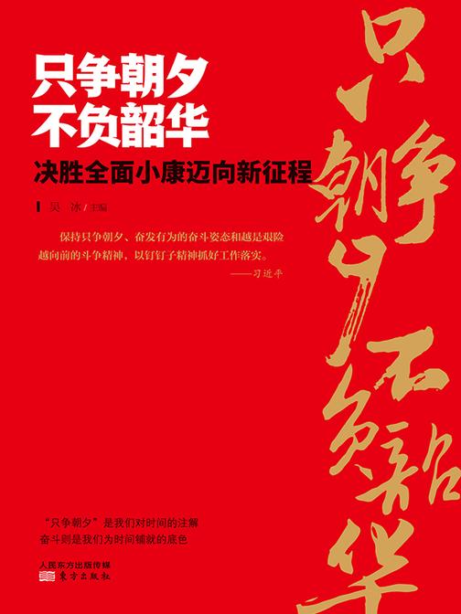 只争朝夕不负韶华：决胜全面小康迈向新征程