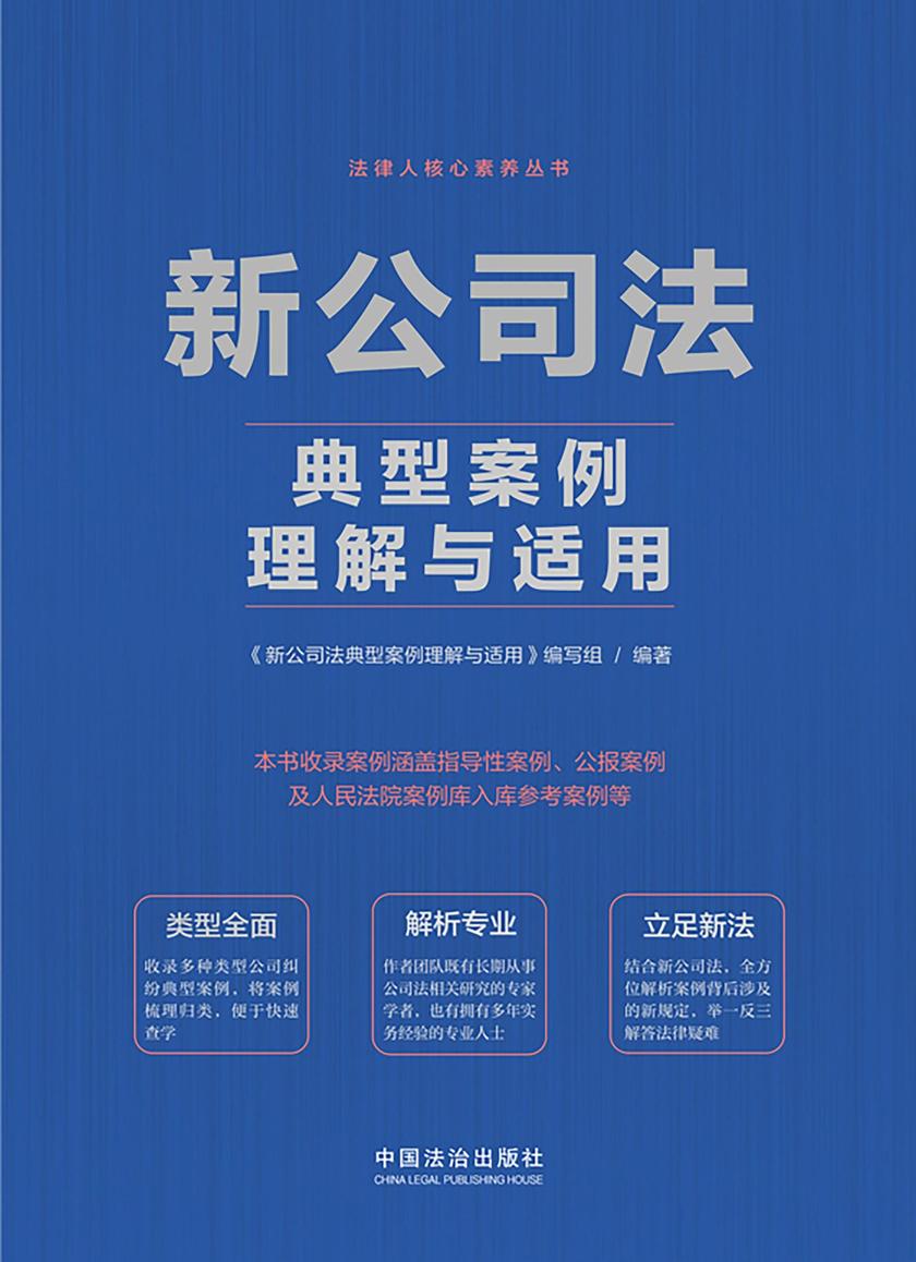 新公司法典型案例理解与适用