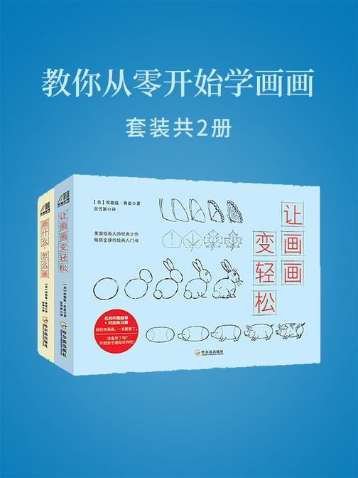 教你从零开始学画画(画什么，怎么画+让画画变轻松)套装共2册