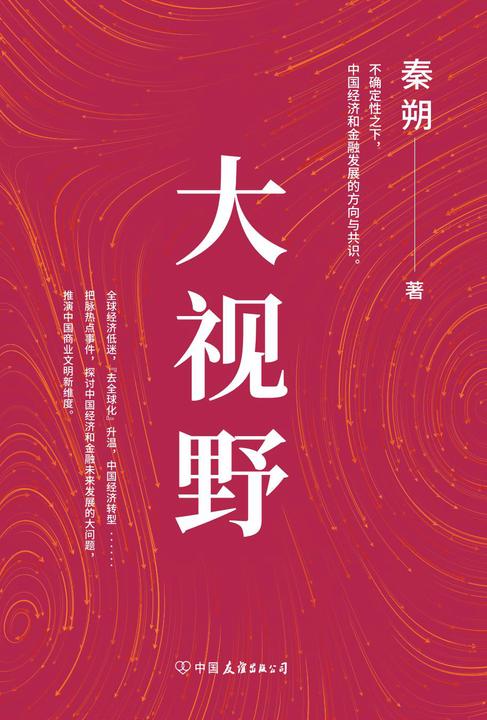 大视野(如果世界倒退,我们如何前行?翻开本书,与秦朔一同探寻不确定性的大环境下,中国经济和金融发展的方向和共识,思考中国商业文明的前景和新维度。)
