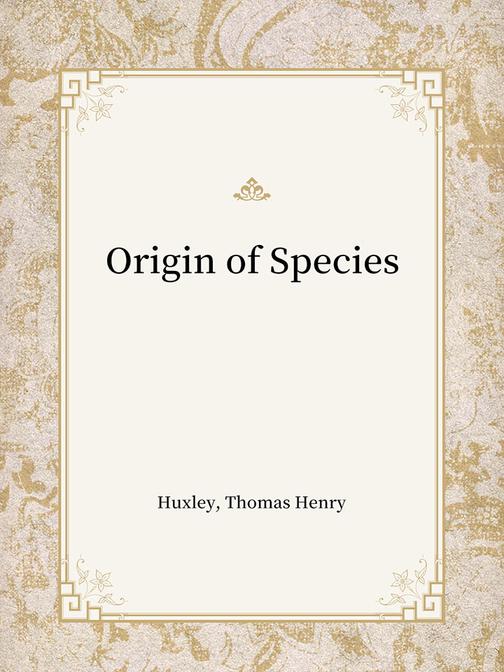 Origin of Species