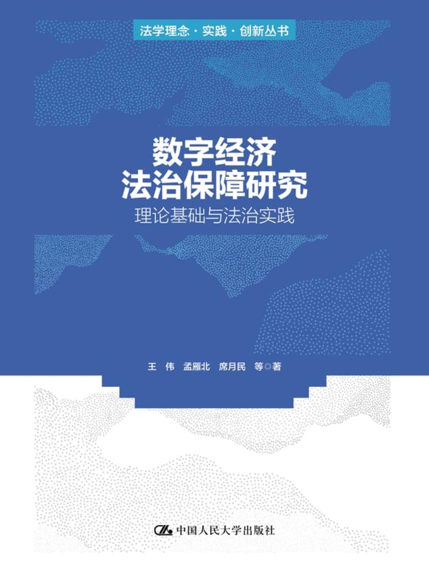 数字经济法治保障研究——理论基础与法治实践