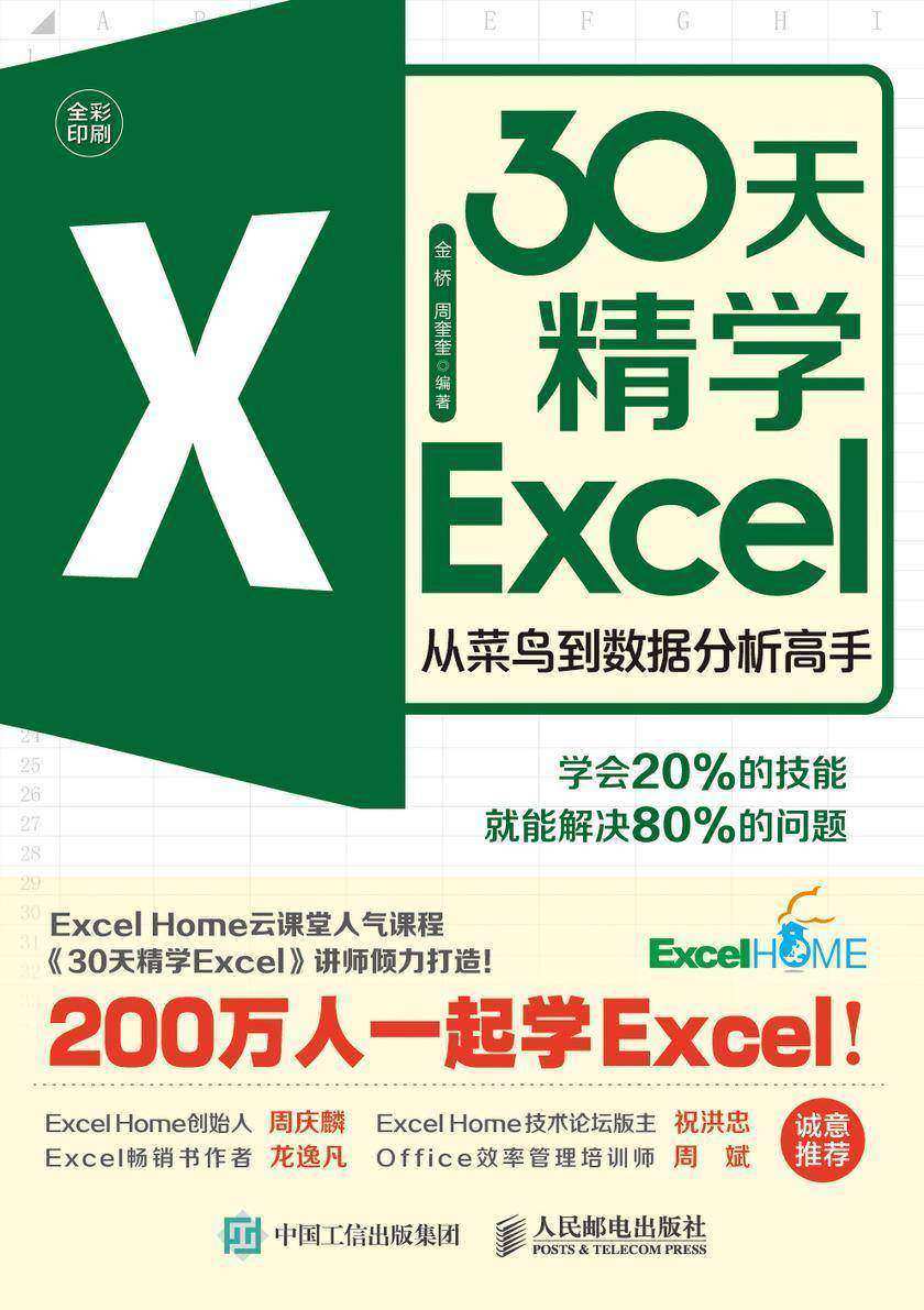 30天精学Excel——从菜鸟到数据分析高手