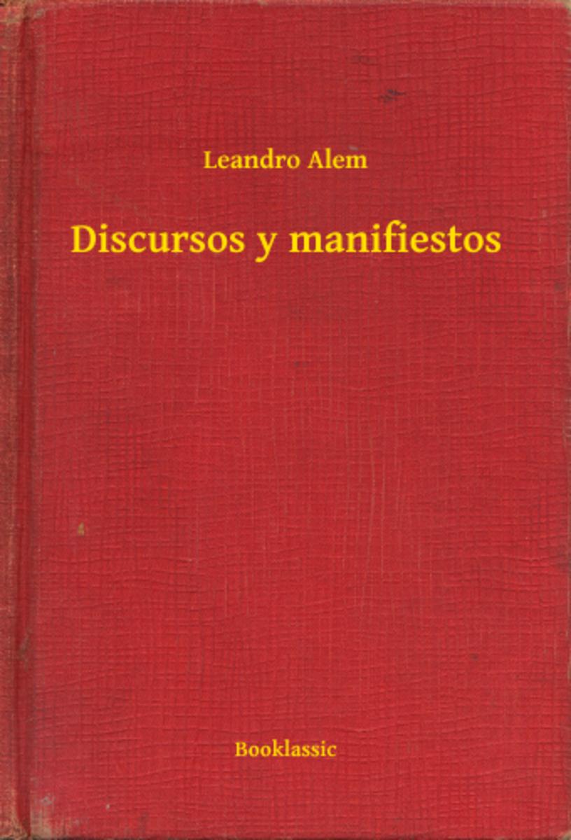 Discursos y manifiestos