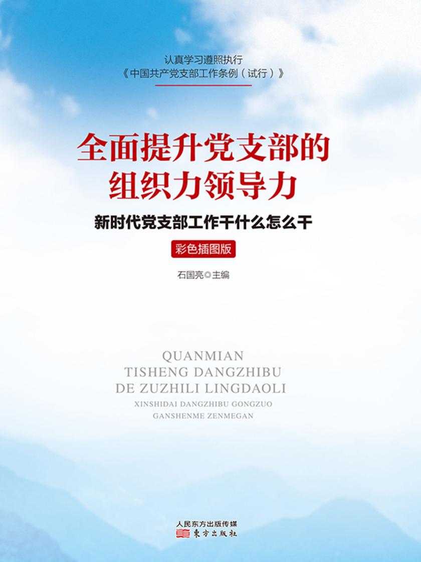 全面提升党支部的组织力领导力:新时代党支部工作干什么怎么干