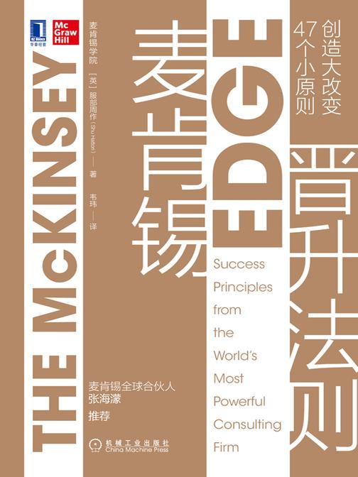 麦肯锡晋升法则:47个小原则创造大改变