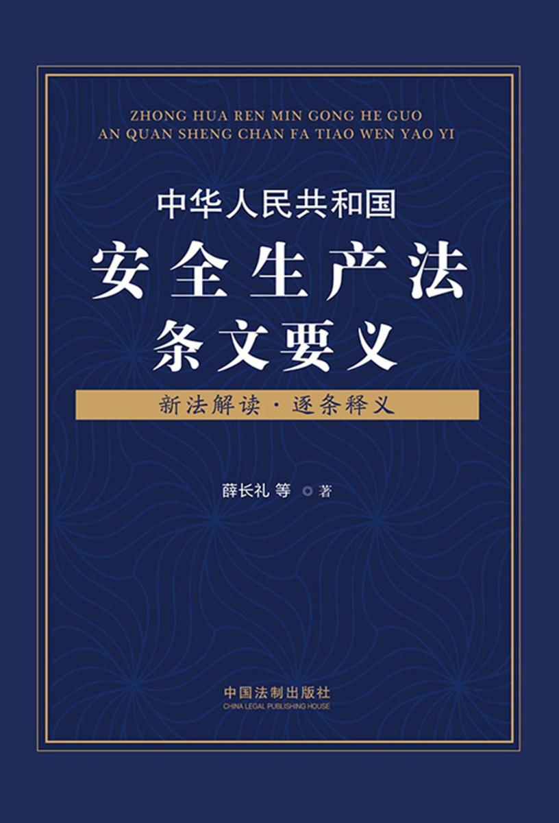 中华人民共和国安全生产法条文要义