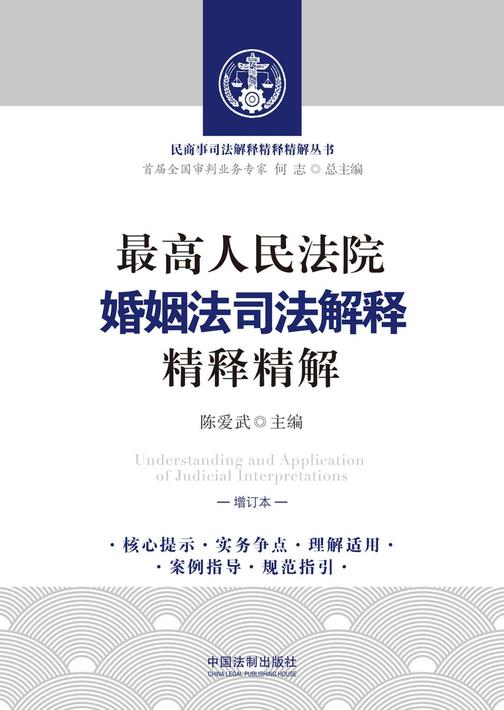*高人民法院婚姻法司法解释精释精解(增订本)