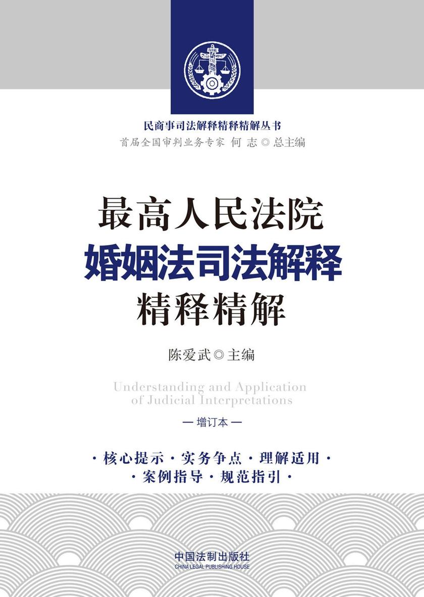 *高人民法院婚姻法司法解释精释精解(增订本)