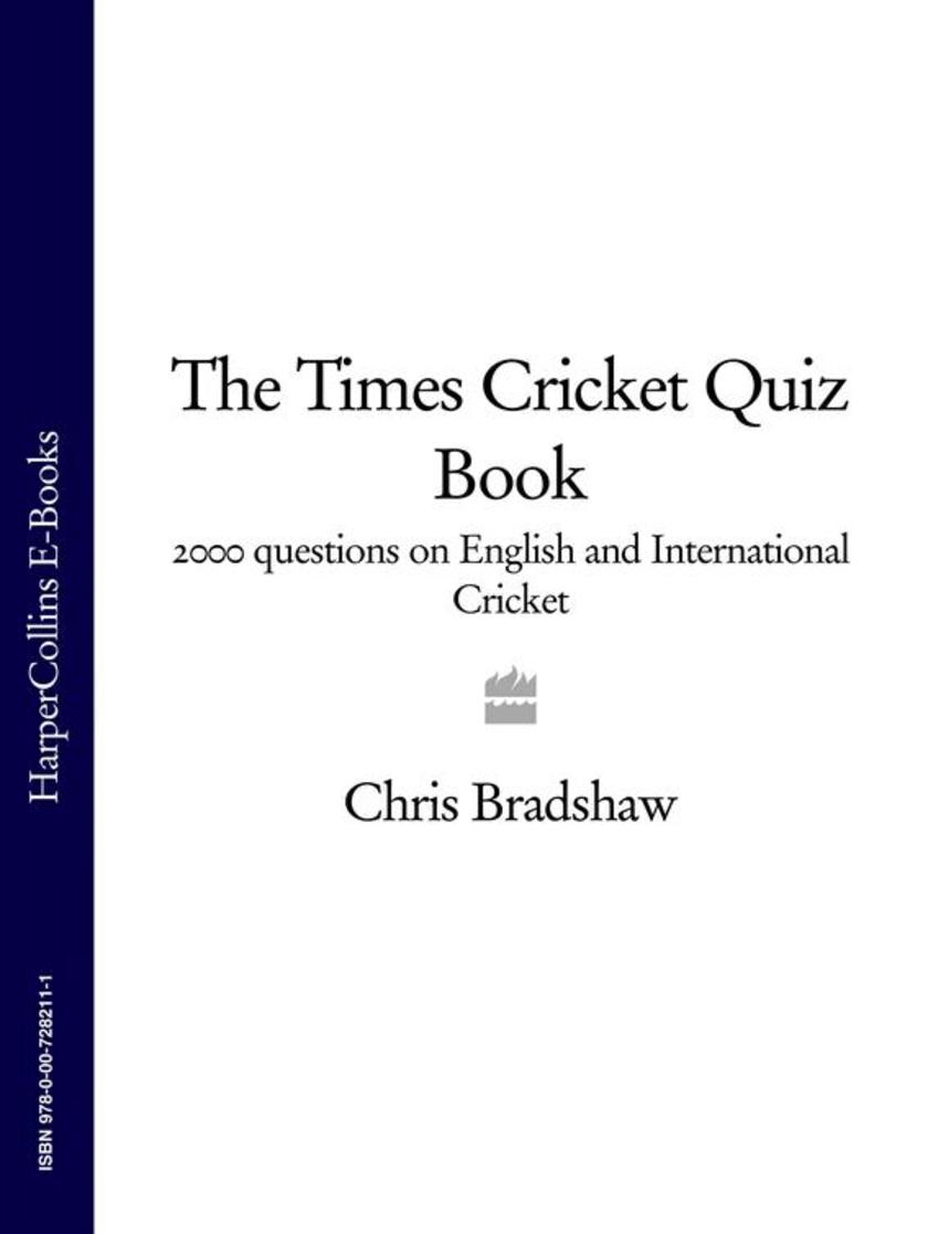 The Times Cricket Quiz Book