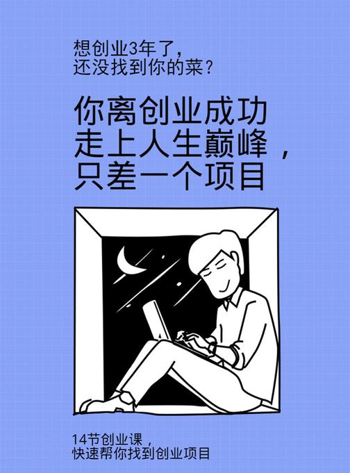 你离创业成功走上人生巅峰，只差一个项目(电子杂志)