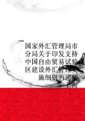 国家外汇管理局上海市分局关于印发支持中国(上海)自由贸易试验区建设外汇管理实施细则的通知