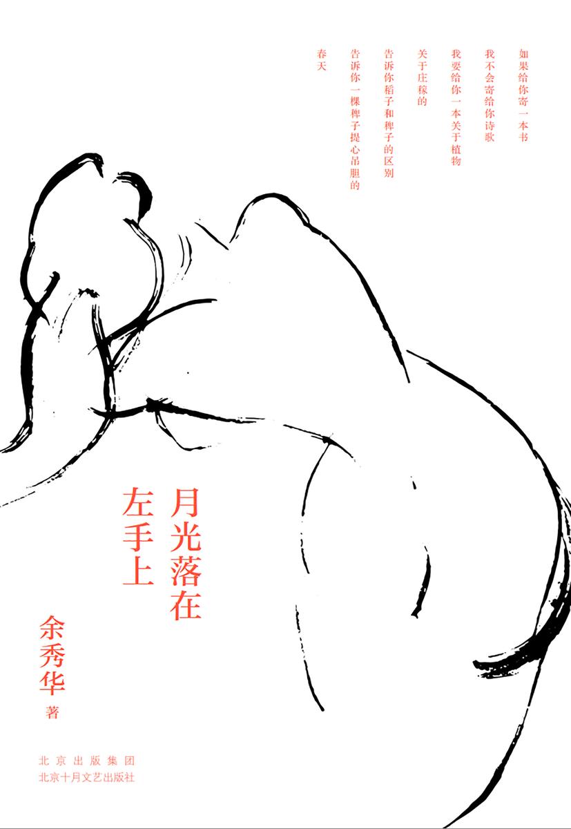 月光落在左手上