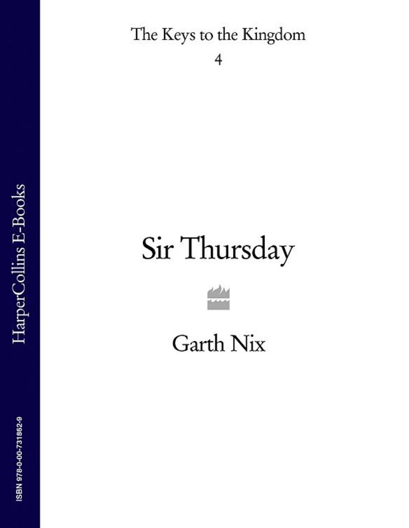 Sir Thursday (The Keys to the Kingdom, Book 4)