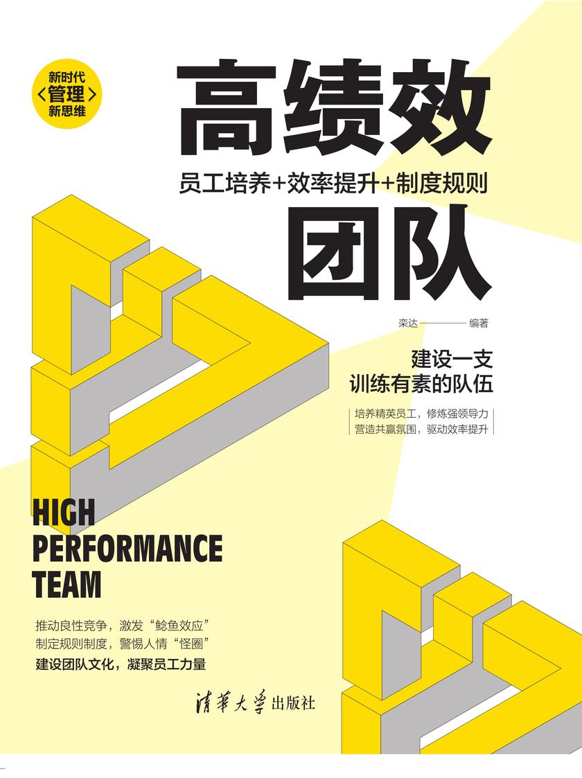 高绩效团队:员工培养+效率提升+制度规则
