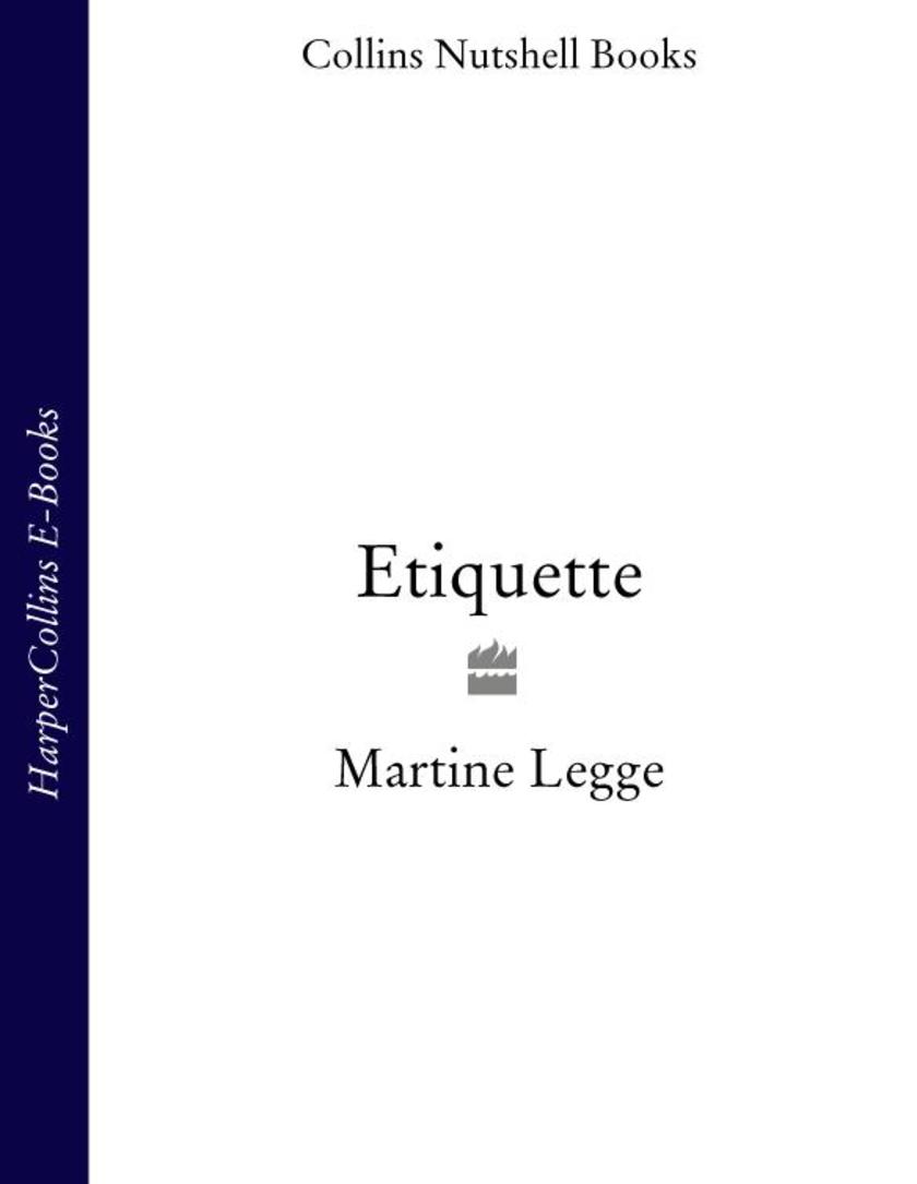 Etiquette (Collins Nutshell Books)