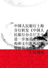 中国人民银行上海分行转发《中国人民银行办公厅关于进一步加强金融机构和支付机构反恐怖融资工作的通知》的通知