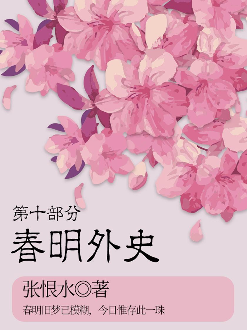 张恨水经典作品:春明外史·第十部分