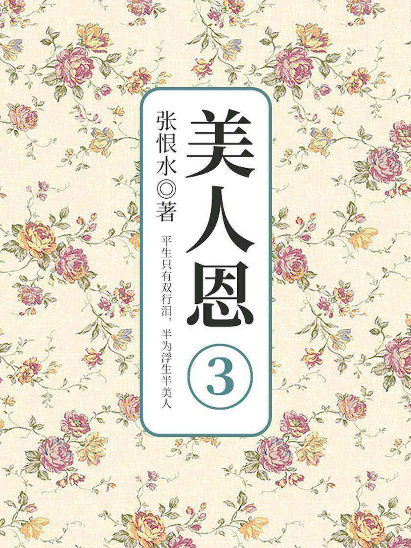 张恨水经典作品:美人恩·第三部分