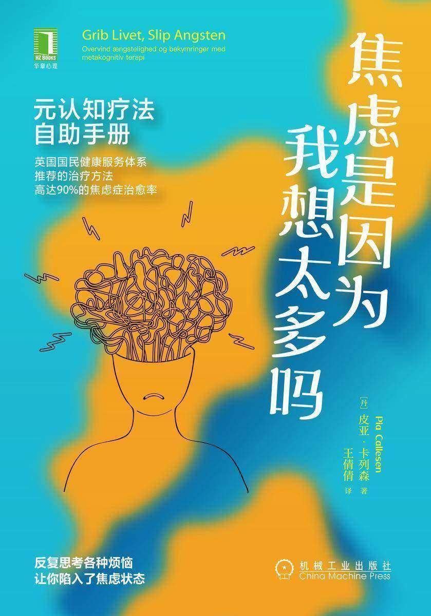 焦虑是因为我想太多吗:元认知疗法自助手册