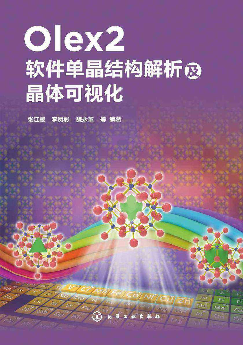 Olex2软件单晶结构解析及晶体可视化