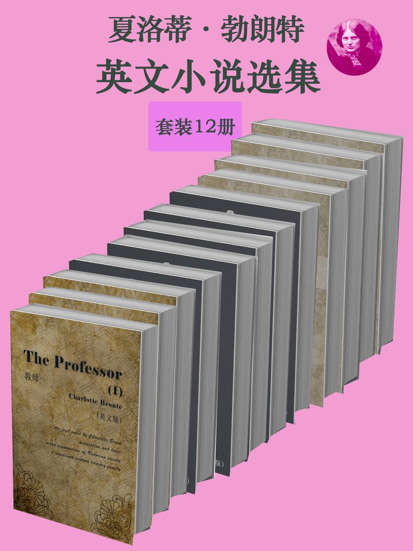 夏洛蒂·勃朗特英文小说选集(套装12册)