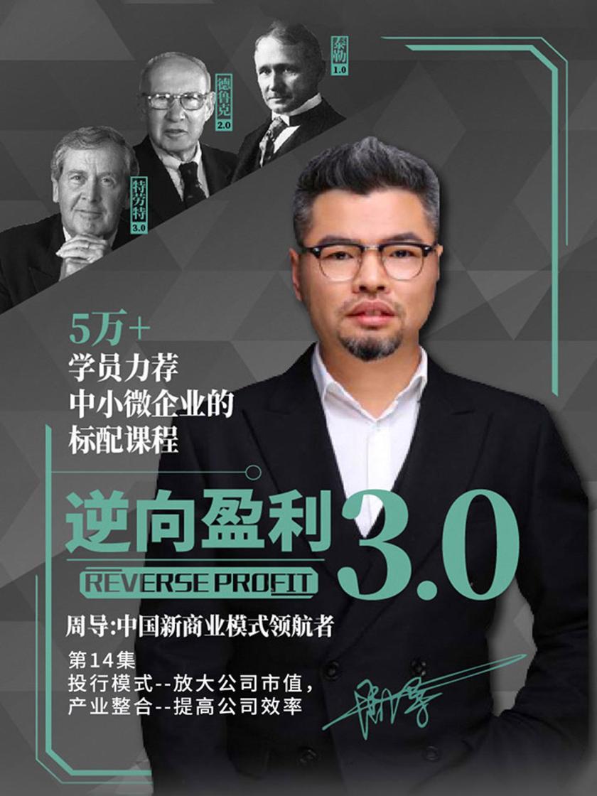 逆向盈利3.0 第14集 投行模式--放大公司市值,产业整合--提高公司效率(此商品为视频课程)