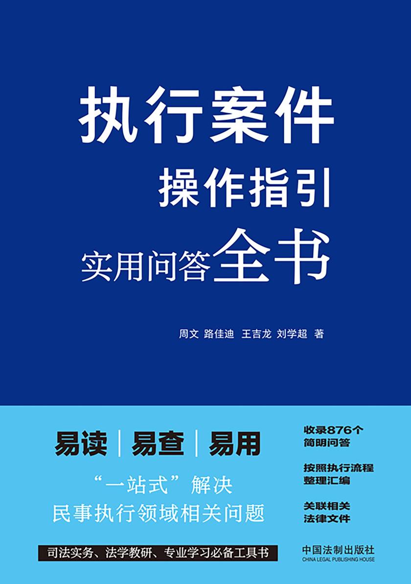执行案件操作指引:实用问答全书