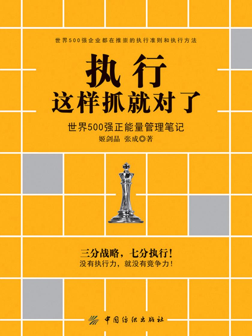 执行这样抓就对了：世界500强正能量管理笔记