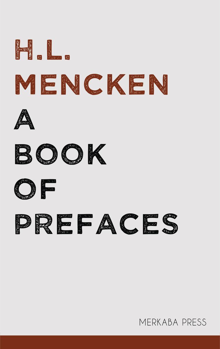 A Book of Prefaces