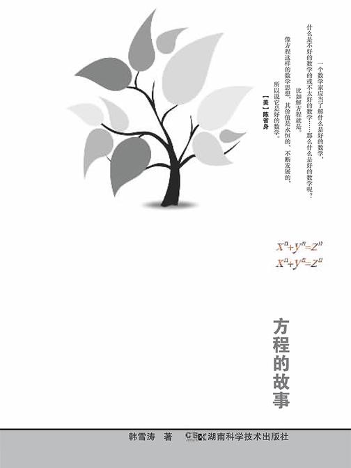 好的数学——方程的故事