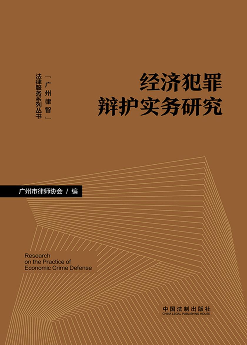 经济犯罪辩护实务研究