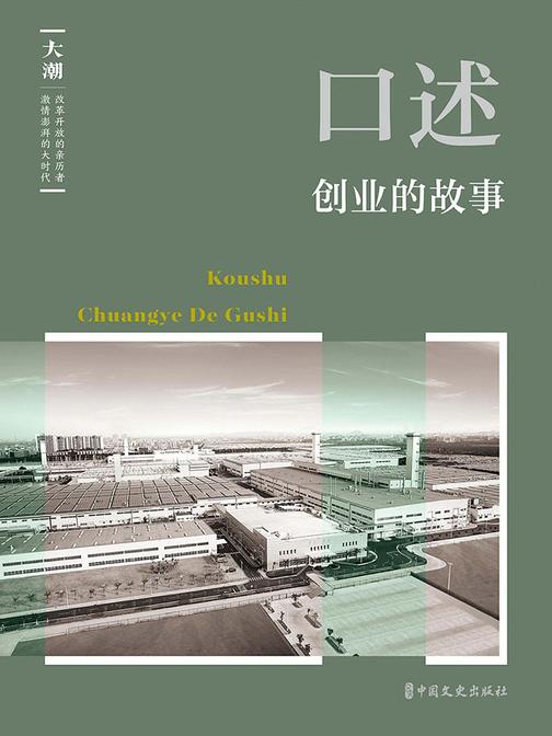 口述：创业的故事(《大潮》丛书)