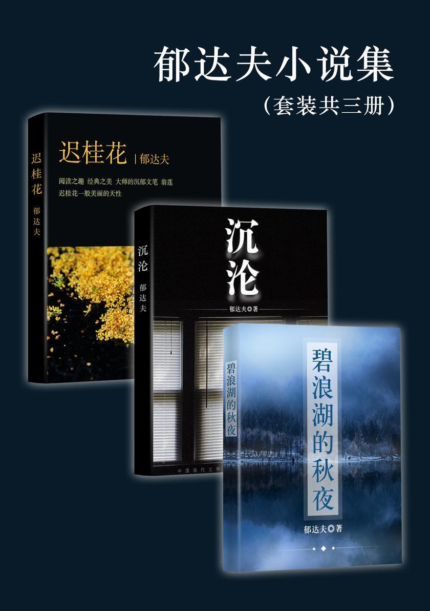 碧浪湖的秋夜：郁达夫小说合集(套装共三册)
