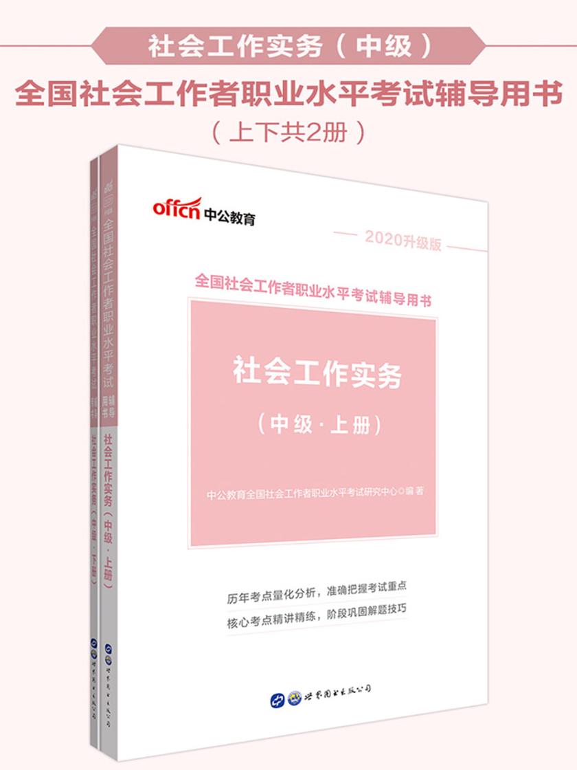 中公2020全国社会工作者职业水平考试辅导用书社会工作实务(中级)(升级版)