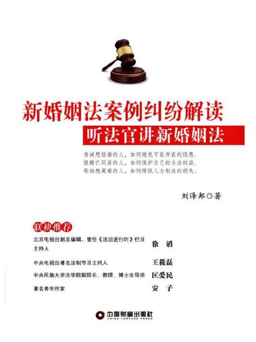 新婚姻法案例纠纷解读-听法官讲新婚姻法