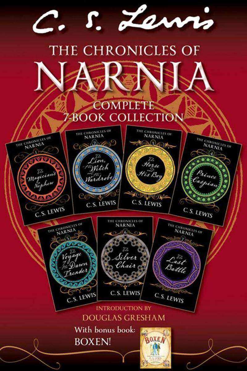 The Chronicles of Narnia Complete 7-Book Collection with Bonus Book: Boxen
