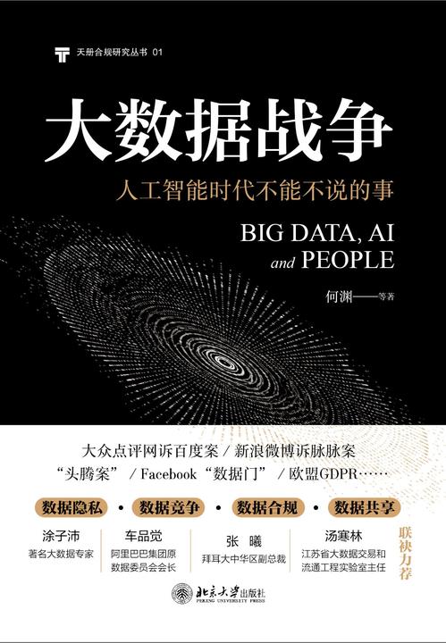 大数据战争：人工智能时代不能不说的事