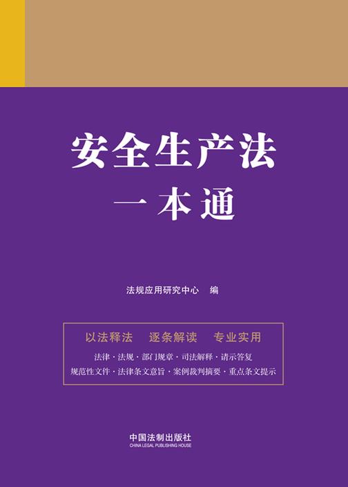 安全生产法一本通(第九版)