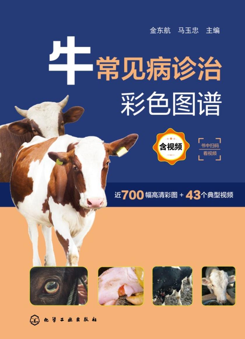 牛常见病诊治彩色图谱(含视频)