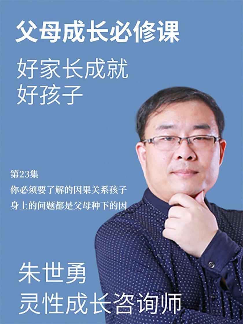 第23集 你必须要了解的因果关系孩子身上的问题都是父母种下的因(此商品为视频课程)