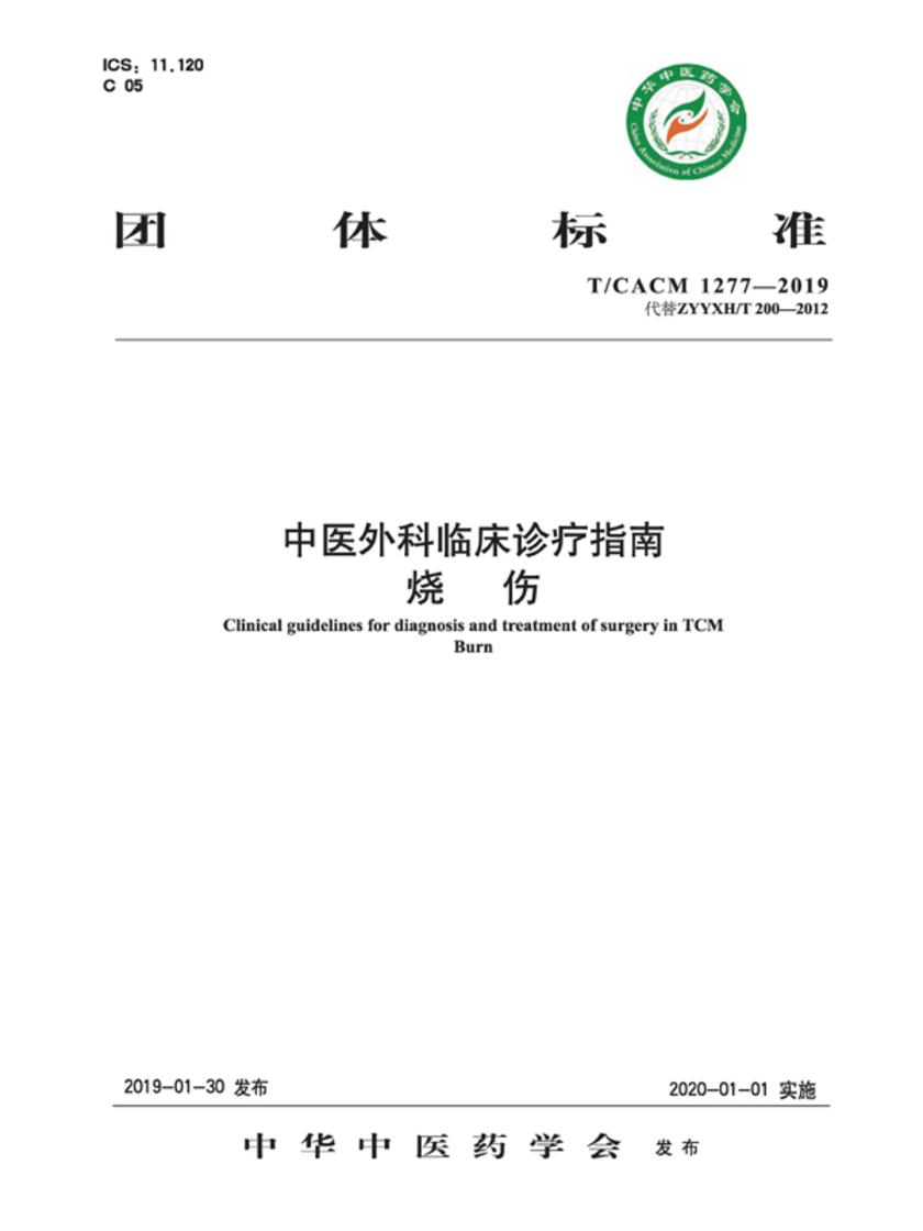 中医外科临床诊疗指南:烧伤