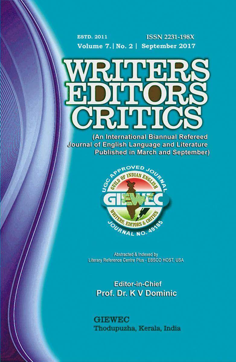 Writers Editors Critics (WEC):Vol. 7, No. 2 (September 2017)