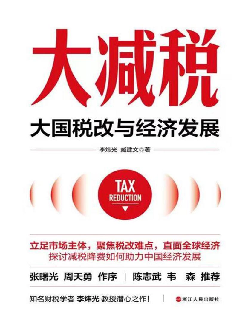 大减税:大国税改与经济发展(财之道丛书)