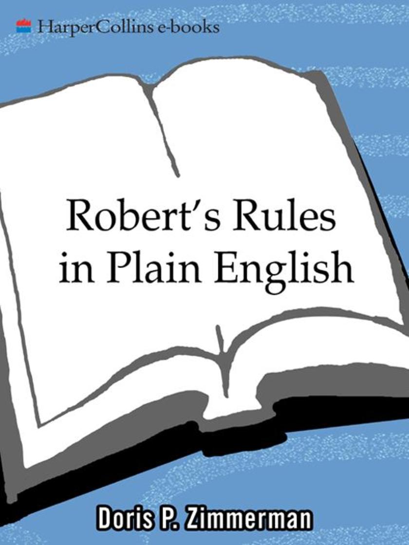 Robert's Rules in Plain English 2e