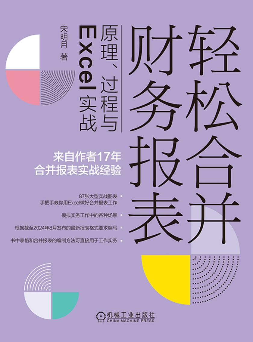 轻松合并财务报表:原理、过程与Excel实战  第2版
