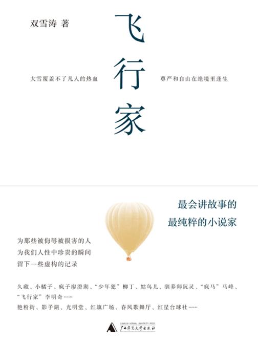 飞行家（收录雷佳音、杨幂、董子健主演电影《刺杀小说家》原著小说 理想国出品）